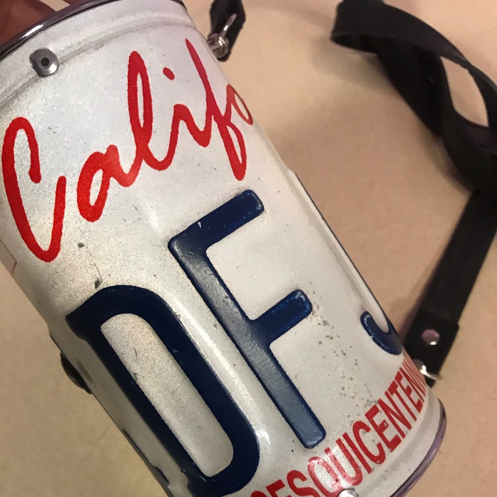 California License Plate Purse